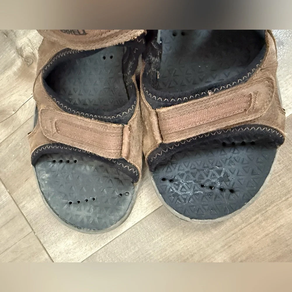 Merrell Cambrian Strap Dark Earth Sandal Vibram Sole Men 13 Performance Hiking‎